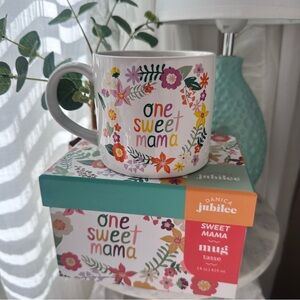 Floral Mug with Gift Box “one sweet mama”